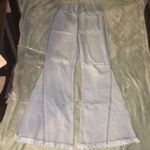 Brand new blue bell bottoms from Niki and Gabi